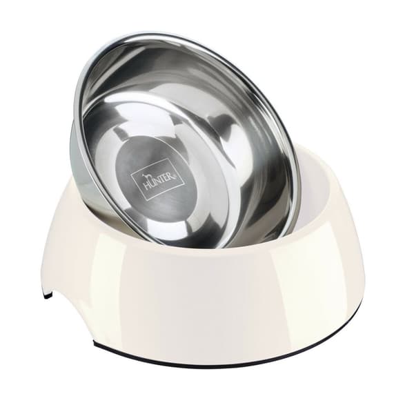 Hund Feeder Hunter Sort 1,4 L Melamin