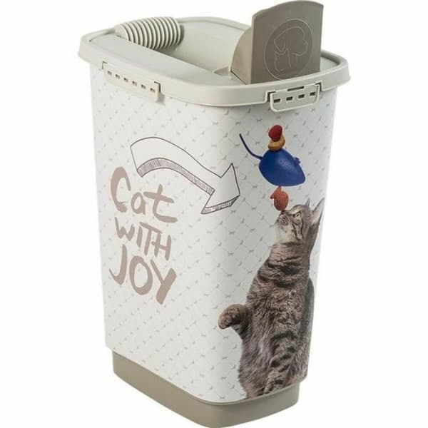 Cat Feeder Rotho Beige Plast