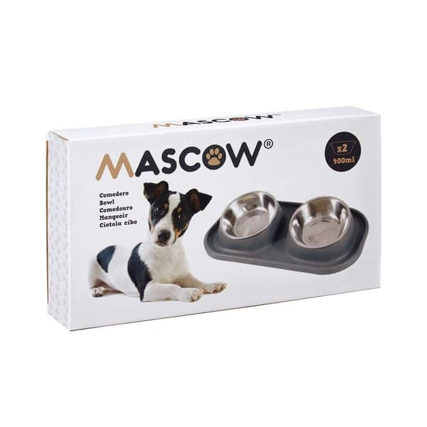 Hundemater Mascow 317 Blå Metall 40 x 8,5 x 22 cm Dobbel