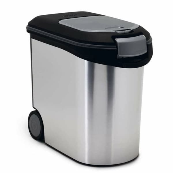 Purkki koiranruokaa Curver Hopeinen polypropeeni 35 L 12 kg