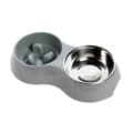 Miniatyrbillede 2 af 2: House Of Paws Go Slow Dog Double Bowl