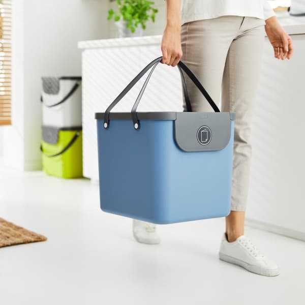 Sopsorteringsbehållare 40L ALBULA blå