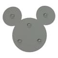Miniatyrbillede 2 af 7: Hund Feeder Mickey Mouse Grå Silikone 28 x 15 x 1,5 cm