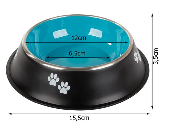 Halkfri Hundskål / Vattenskål / Anti-slip Matskål - Hund & Katt