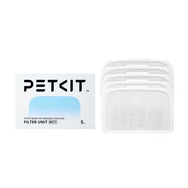 Petkit Filter Unit Rect For Eversweet Max Only Trådlös Vattenpump Ersättning 5 Enheter