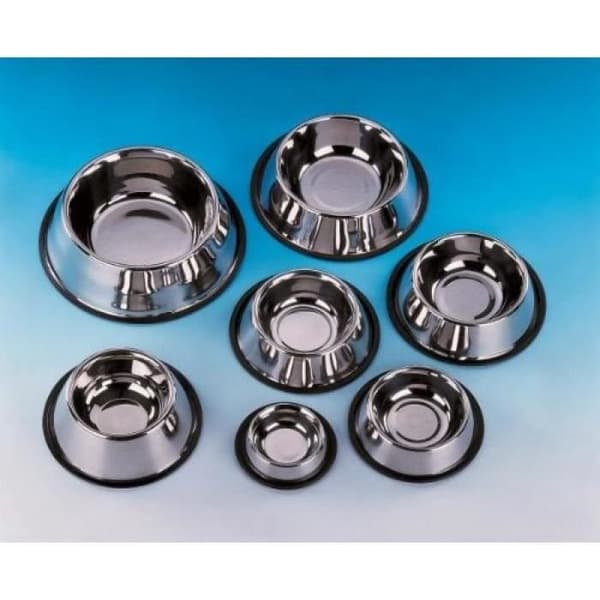 Foderautomat - NOBBY - Antislip - Rostfritt stål - 25/33 cm - 2,8 L