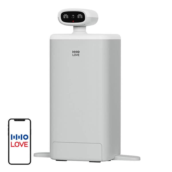 Smart matdispenser med 360° HD-kamera HHOLove O Sitter Wi-Fi