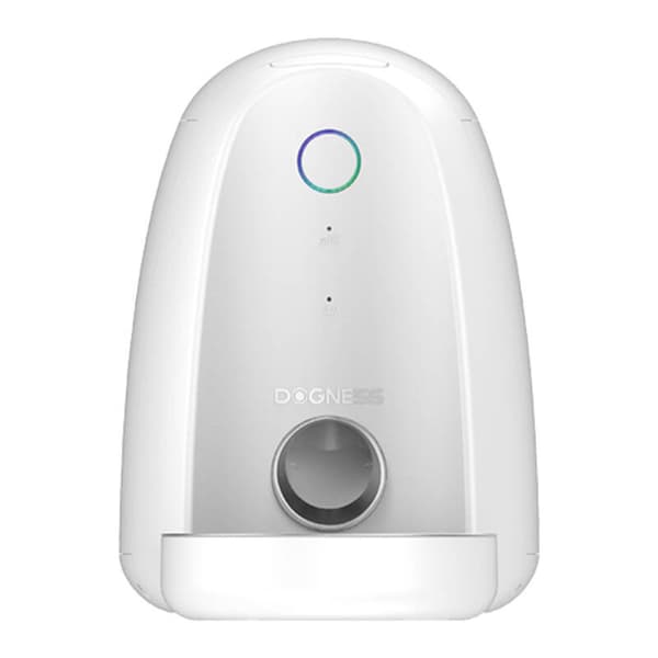 Automatisk kjæledyrmater med metallskål WIFI mini Dogness (hvit)