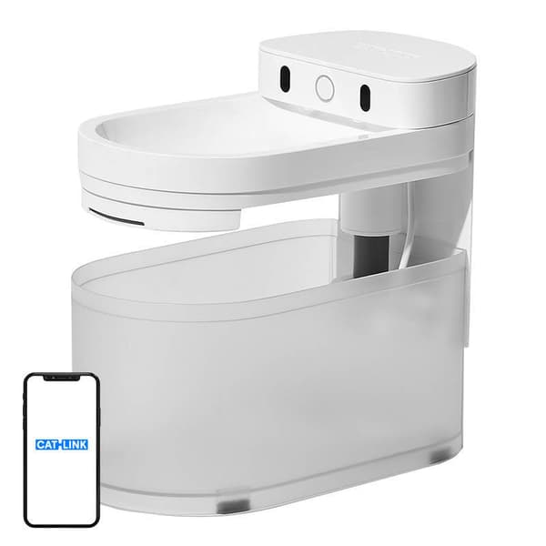 Catlink Pure 3 smart hunde- og kattefontene/drikker (hvit)