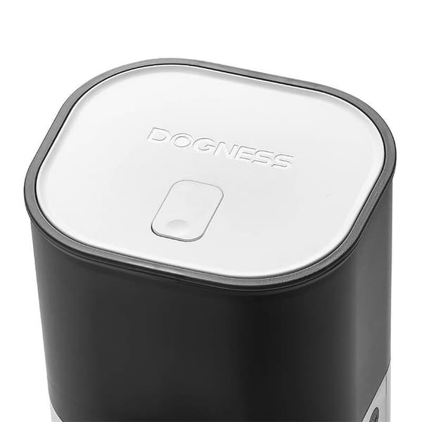 Automatisk foder til kæledyr med metalskål Dogness (hvid)
