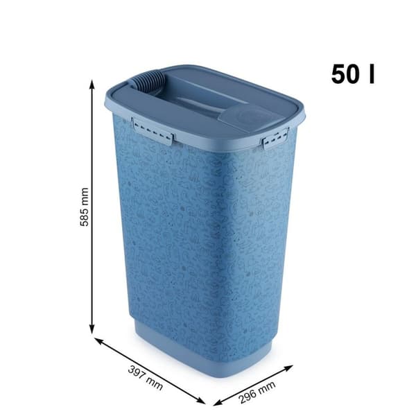 Hinkbehållare Rotho Blå Plast