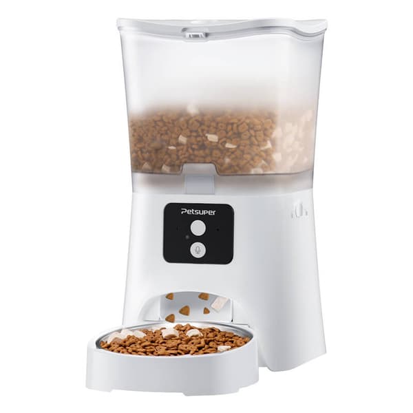 Smart matdispenser Petsuper PF02-2 WiFi 3L (hvit)