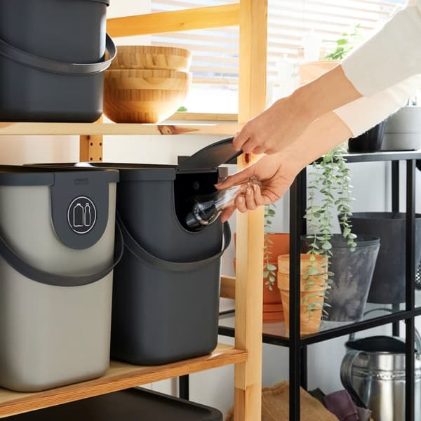 ROTHO Albula Cappuccino - jätteenlajitteluastia - 25l