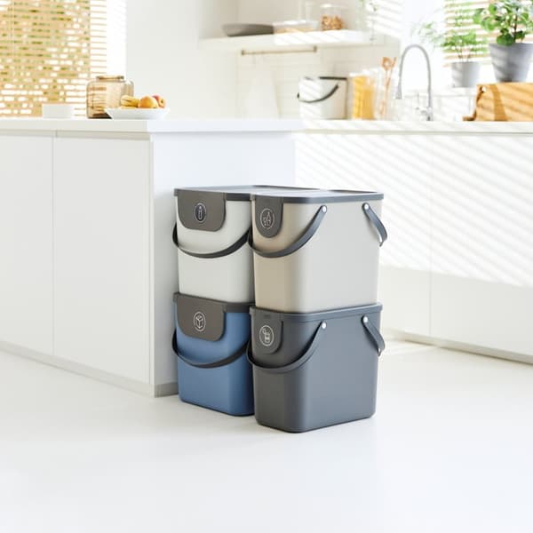 ROTHO Albula Cappuccino - jätteenlajitteluastia - 25l