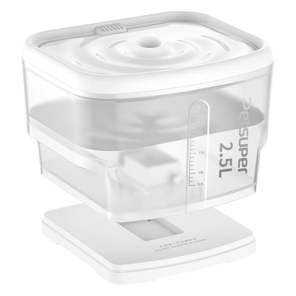 Smart vannfontene for kjæledyr Petsuper PW03 2,5L (hvit)