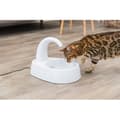 Miniatyrbild 4 av 6: TRIXIE Curved Stream dricksfontän - Plast - 2,5L - 25 × 24,5 × 35 cm - Vit