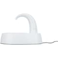 Miniatyrbild 6 av 6: TRIXIE Curved Stream dricksfontän - Plast - 2,5L - 25 × 24,5 × 35 cm - Vit