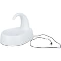 Miniatyrbild 1 av 6: TRIXIE Curved Stream dricksfontän - Plast - 2,5L - 25 × 24,5 × 35 cm - Vit