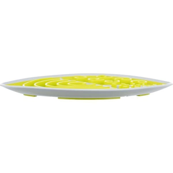 Slickplatta - TRIXIE - Oval 28x21cm - Gul - Plast - För hundar