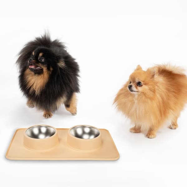 HUNDE-/KATTE-/KÆLEDYRSSKÅL PJ-089 BEIGE