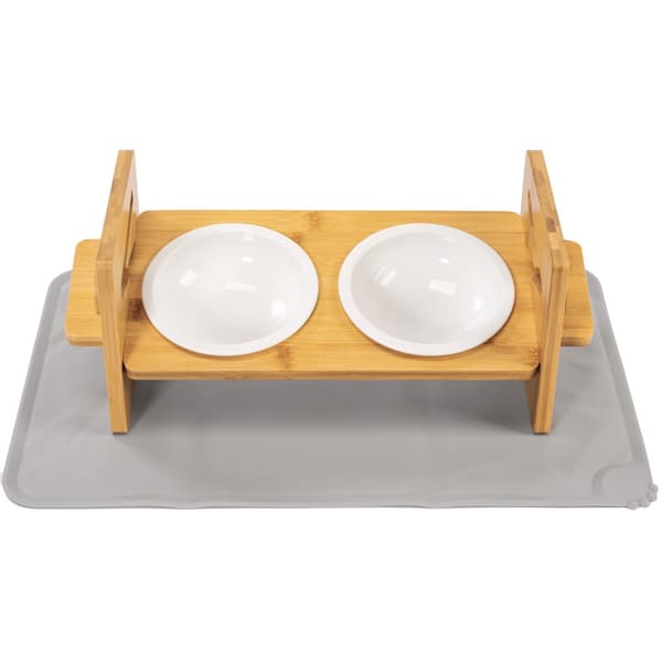 HUNDE-/KATTE-/KÆLEDYRSSKÅL PJ-082 0,5 L BEIGE