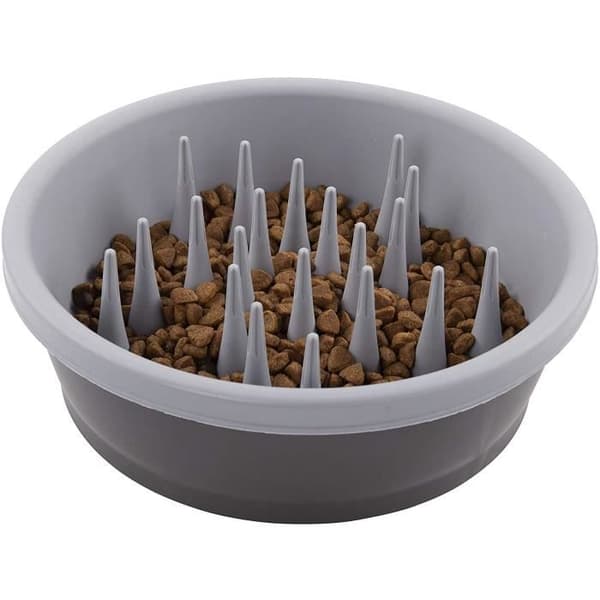 Altranet slowfeeder 20 x 20 x 7 cm grå silikon