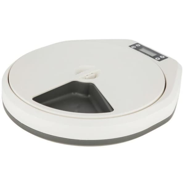 Kerbl automatisk skål - vit/svart - 0,240 L