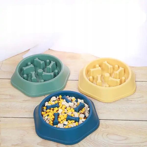 HUNDSKÅL SLOWING HUND ÄTA FÖR MAT STOR 600ml ANTI-SLIP
