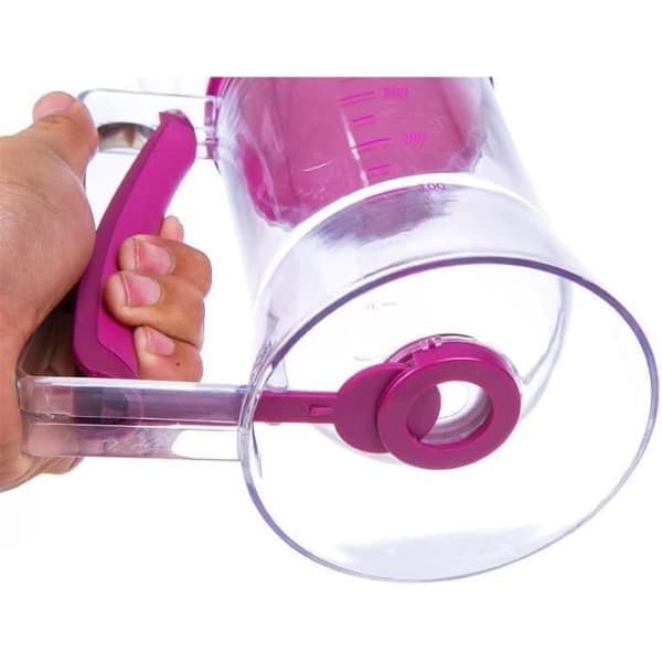 Tårtsmetsmatdispenser - ZGEER - Graderad manuell tratt - 900ml - Plast