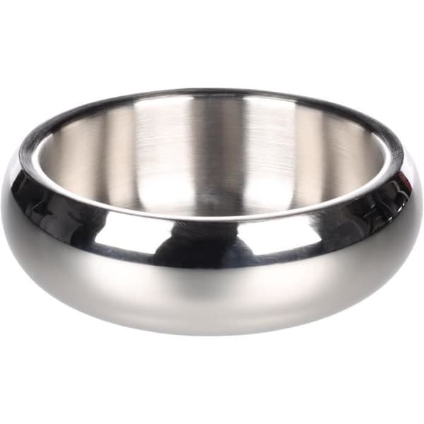 Hundskål - FLAMINGO - Muna Rund Silver - 790 ml - Rostfritt stål