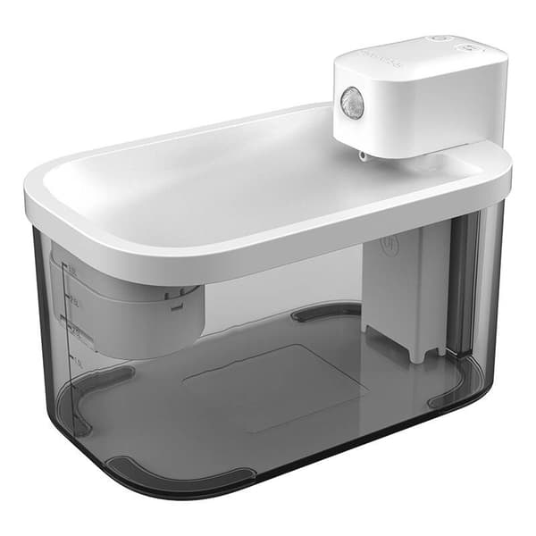 Dogness D12 smart springvand/drikker med sensor til hund og kat (hvid)