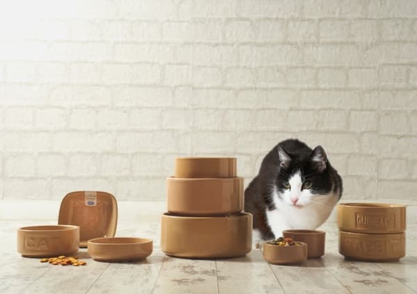 MC-Cat skål, 13 cm, beige PetWare