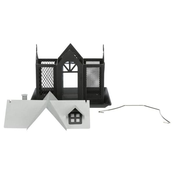 Fågelmatare - TRIXIE - 26 x 19 x 19 cm - Metall - 2 l - Svart