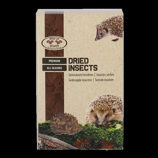 Djurfoder - Bäst för fåglar - Burk med torkade insekter - 250 g - Utomhus - Beige