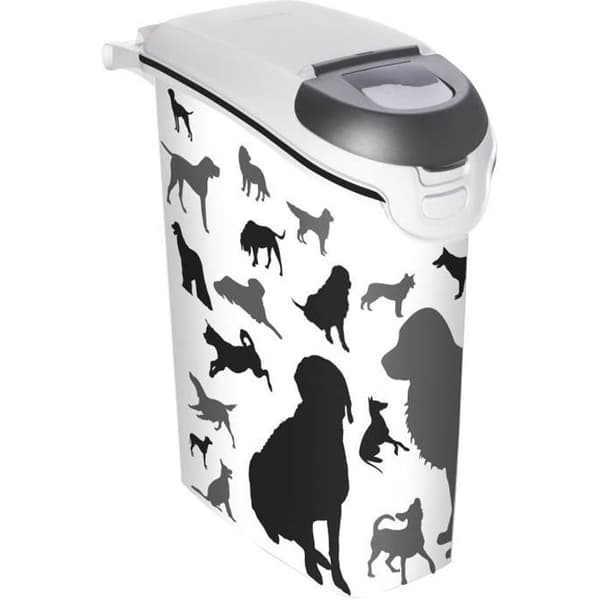 Kibble container - CURVER - 10kg - Stapelbar - Vit - För hundar