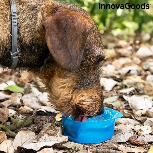 Vatten- och matdispenser - InnovaGoods - Pettap - 300 ml vatten - 200 ml mat - Portabel