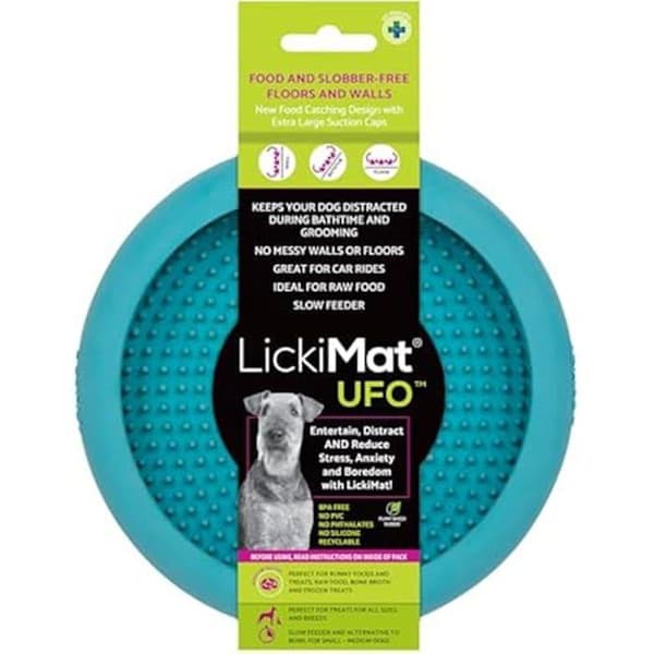LICKIMAT UFO - Slickmatta med sugkoppar