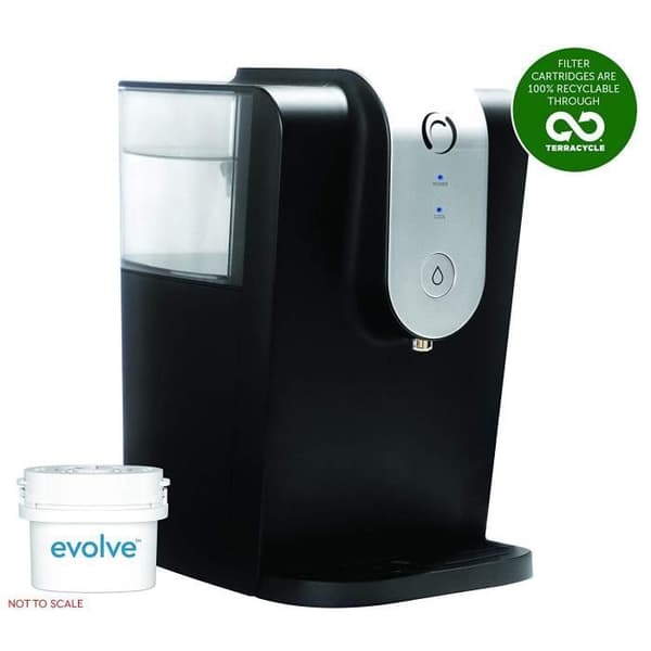 Filtrerad vattenkylare - Aqua Optima - Iumi - Plast - Svart - 8,2 L