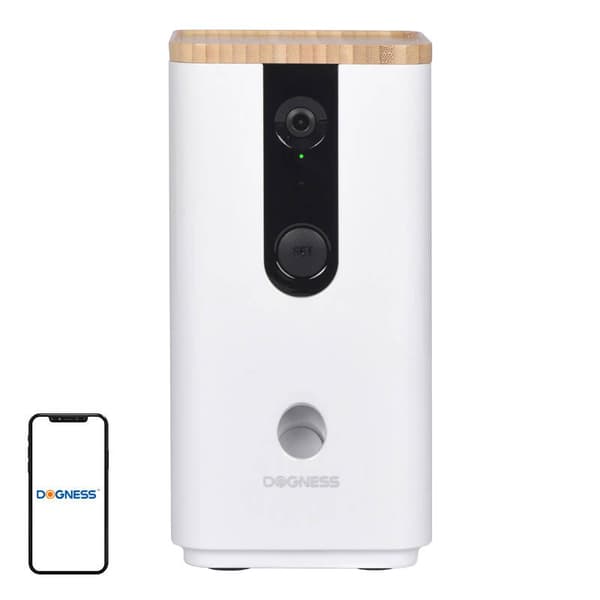 Smart snackmater med kamera T03 Dogness (Hvit)