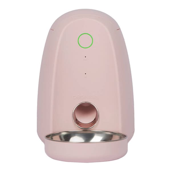 Smart maddispenser med plastskål WIFI mini Dogness (pink))