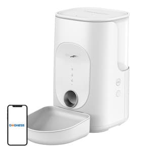 Dogness F16 WiFi 5G 4L smart matdispenser med plastbeholder (hvit)