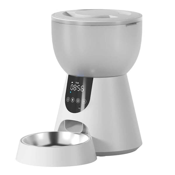 F17 LED automatisk matdispenser + W8 Petwant drinker