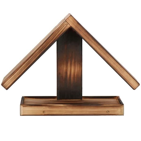 Springos® väderbeständigt fågelmatshus 31 x 13 x 22,5 cm