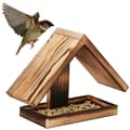 Miniatyrbild 1 av 4: Springos® väderbeständigt fågelmatshus 31 x 13 x 22,5 cm