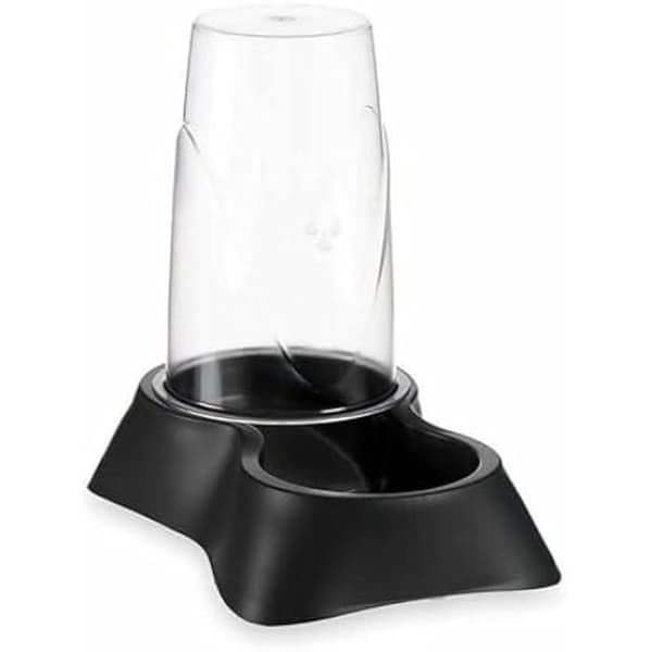 Animal Feeder - MASCOW - Antracit Dispenser - Plast - 1,5 L - 16 x 25 x 24 cm