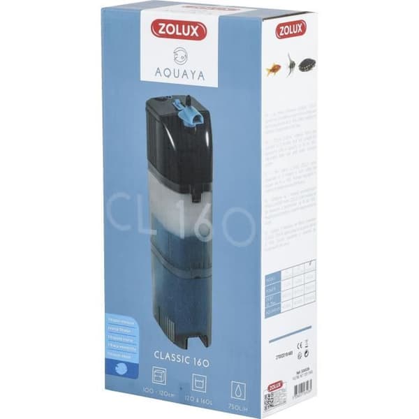 Internfilter - Zolux - Classic - För akvarier från 120 till 160 L - Flödeshastighet på 750 L/h - 14W