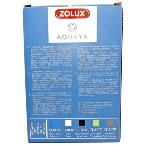 Internfilter - ZOLUX - Classic 80 - 5 W - Akvarium 40 till 80 L - Justerbar flödeshastighet