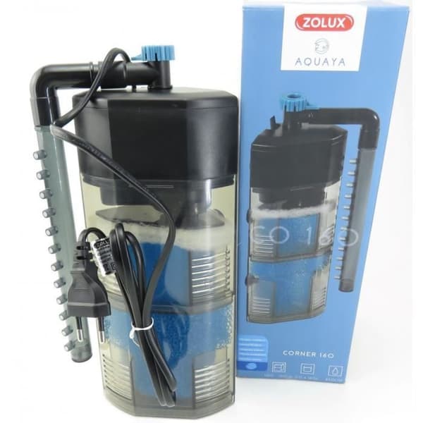 Internfilter - ZOLUX - Hörn 160 - 12 W - Justerbar flödeshastighet - För akvarier 120 till 160 L