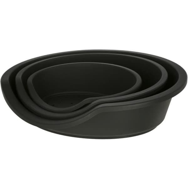 KERBL - DREAMER Korg / Papperskorg - Svart - Återvunnen plast - 80x60x25cm