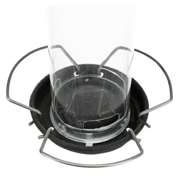 Fodertrog - TRIXIE - Metall och plast - Utomhus - 560 ml - Ø 10 cm - Höjd 20 cm